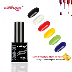 Kamayi 중국 제조 업체 72 색 LED 천연 젤 폴란드어 젤 컬러 개인 상표 UV 네일 젤 폴란드어